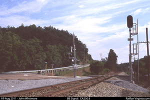 Buckingham Branch Railroad signal: CA250.8